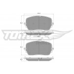 TOMEX Brakes Bremsbelagsatz, Scheibenbremse